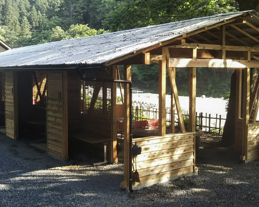 十里木ランド 屋根付場バーベキュー 秋川渓谷